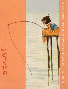 Paperback Notebook 120 Numbered Pages with Lines and Margin: Art series notebook with cover by Raphael Kirchner, ruled 8.5x11 notebook with margin, perfect boun Book