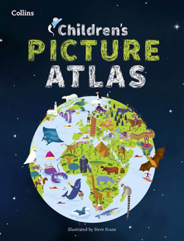 Hardcover Collins Children's Picture Atlas Book