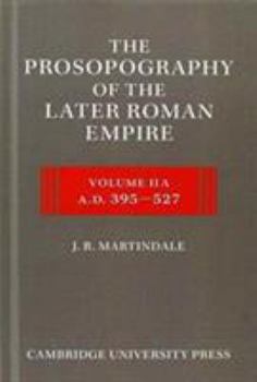 Hardcover The Prosopography of the Later Roman Empire 2 Part Set Book