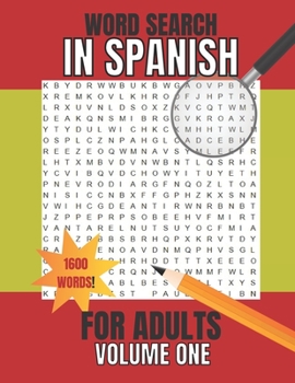 Paperback Word Search in Spanish for Adults: SOPA De LETRAS En Español Book