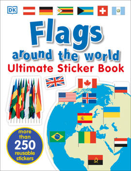 Paperback Ultimate Sticker Book: Flags Around the World Book