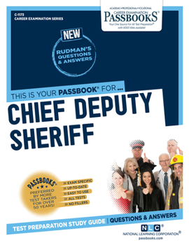 Paperback Chief Deputy Sheriff (C-1173): Passbooks Study Guide Volume 1173 Book