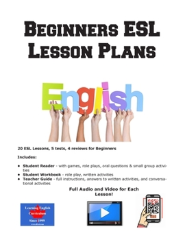 Paperback Beginners ESL Lesson Plans Book