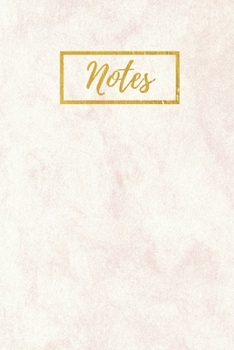 Paperback Notes: Beautiful Pink Granite Marbel, Classic Notebook For All Ocassions Birthdays/Christmas (6x9) Book