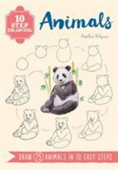 Paperback 10 Step Drawing Animals Book