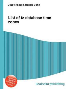 Paperback List of Tz Database Time Zones Book