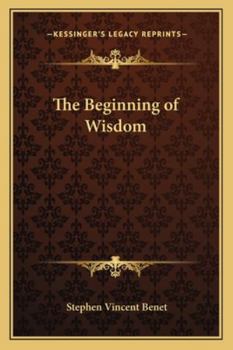 Paperback The Beginning of Wisdom Book