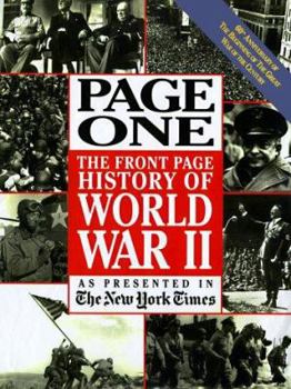 Hardcover Page One: The Front Page History of World War II Book