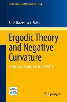 Paperback Ergodic Theory and Negative Curvature: Cirm Jean-Morlet Chair, Fall 2013 Book
