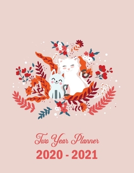 2020-2021 Planner: Cats And Kittens Super Cute 2-Year Monthly Planner And Calendar