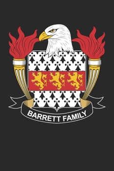 Barrett: Barrett Coat of Arms and Family Crest Notebook Journal (6 x 9 - 100 pages)
