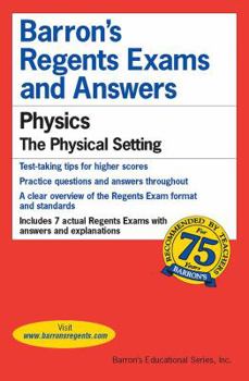 Paperback Regents Exams and Answers: Physics Book