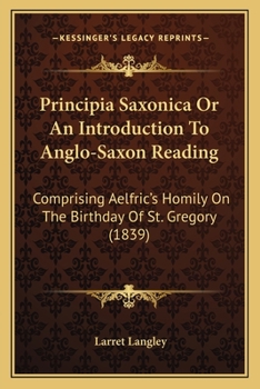 Principia Saxonica;
