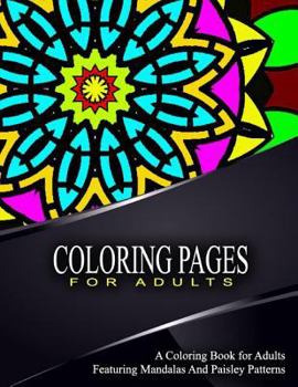 Paperback COLORING PAGES FOR ADULTS - Vol.1: adult coloring pages Book