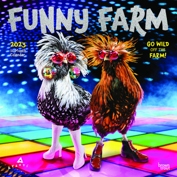 Calendar Avanti Funny Farm 2023 Square Foil Book