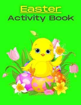 Paperback Easter Activity Book: Easter Coloring Book For Adults (60 Coloring Pages) Book