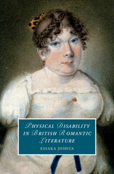 Hardcover Physical Disability in British Romantic Literature Book