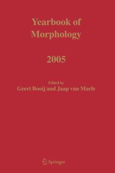 Paperback Yearbook of Morphology 2005 Book