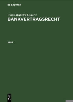 Hardcover Bankvertragsrecht [German] Book