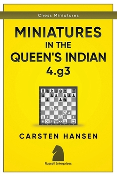 Paperback Miniatures in the Queen's Indian: 4.g3 Book