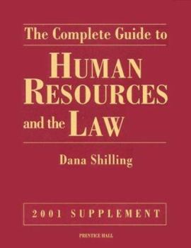 Paperback The Complete Guide to Human Resources & the Law, 2001 Supplement Book
