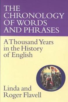 Hardcover Chronology of Words and Phrases: A Thousand Years Book