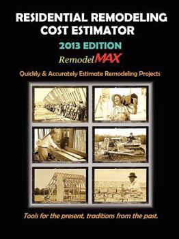 Paperback Residential Remodeling Cost Estimator 2013 Edition Book