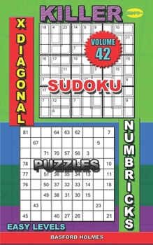 Paperback Killer sudoku X diagonal. Numbricks puzzles: Easy levels Book