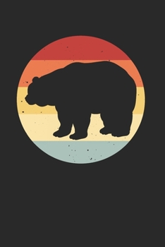 Bär Notizbuch: Bär Notizbuch für Liebhaber / Notizheft / Notizblock A5 (6x9in) Dotted Notebook / Punkteraster / 120 gepunktete Seiten (German Edition)