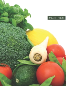 Planner: Broccoli Vegetables 2 Year Monthly Planner with Note Pages (24 Months) | Vegetarian Veggies | Jan 2020 - Dec 2021 | Month Planning | ... | Plan Each Day, Set Goals & Get Stuff Done