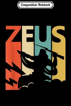 Composition Notebook: Zeus God of Thunder - Greek Mythology Gift  Journal/Notebook Blank Lined Ruled 6x9 100 Pages
