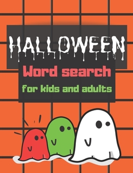 Halloween Word Search For Kids And Adults: Activity Book for Family