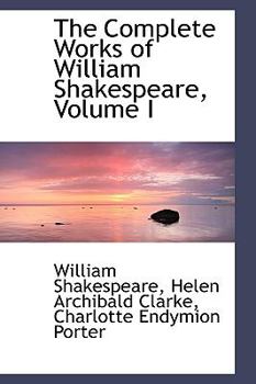 Paperback The Complete Works of William Shakespeare, Volume I [Large Print] Book