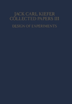 Paperback Collected Papers III: Design of Experiments Book