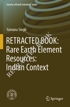 Paperback Rare Earth Element Resources: Indian Context Book