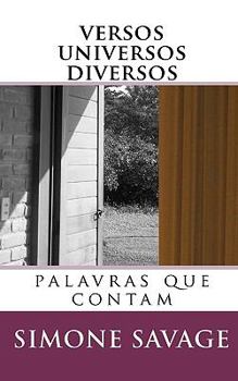 Paperback versos universos diversos: palavras que contam [Portuguese] Book