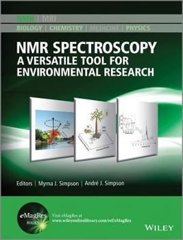 Hardcover NMR Spectroscopy: A Versatile Tool for Environmental Research Book