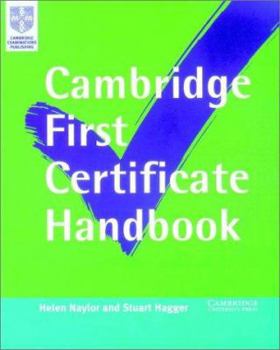 Paperback Cambridge First Certificate Handbook (Cambridge First Certificate Skills) Book