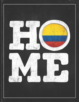 Home: Colombia Flag Planner for Colombian Coworker Friend from Bogota  Lightly Lined Pages Daily Journal Diary Notepad
