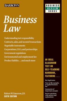 Paperback Business Law Book