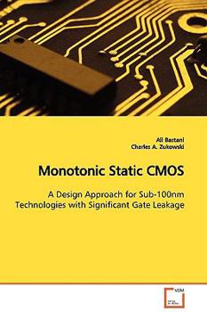 Paperback Monotonic Static CMOS Book