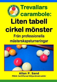 Paperback Trevallars carambole - Liten tabell cirkel mönster: Från professionella mästerskapsturneringar [Swedish] Book