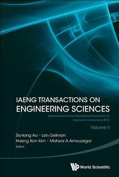 Hardcover Iaeng Transact Eng Sci 2016 (V2) Book