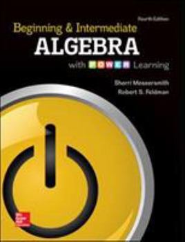 Hardcover Beginning and Intermediate Algebra with P.O.W.E.R. Learning Book