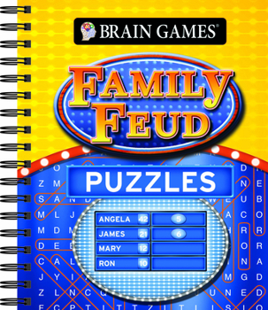 Spiral-bound Brain Games - Family Feud Word Search Book