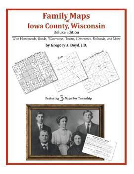 Paperback Family Maps of Iowa County, Wisconsin Book