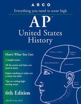 Paperback Arco AP United States History: Everything You Need to Score High Book