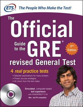 Paperback GRE the Official Guide to the Revised General Test , Second Edition [With CDROM] Book