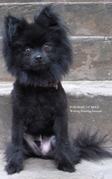 Paperback Pomeranian Cuteness Drawing writing Journal: Portrait Of Benji Book