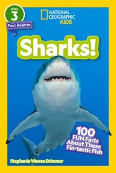 Library Binding Sharks! (National Geographic Kids Readers, Level 2): 100 Fun Facts about These Fin-Tastic Fish Book